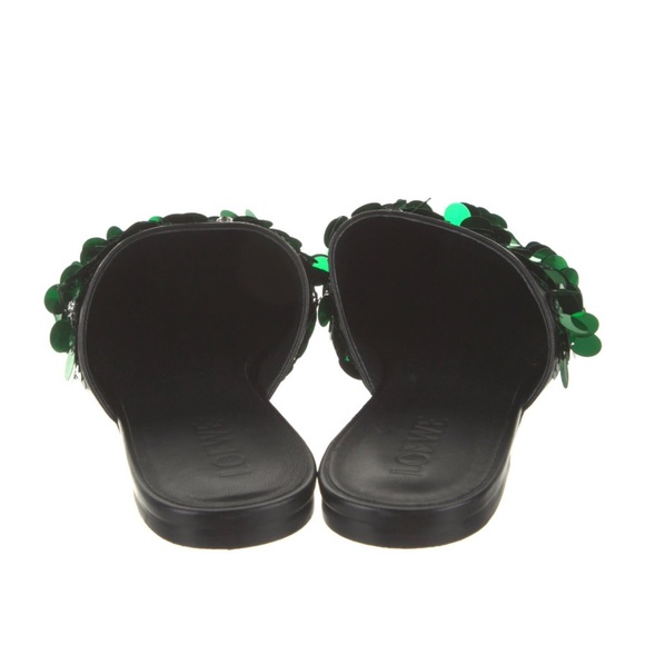 Loewe crystal and sequin leather mules 39 - Picture 3 of 4